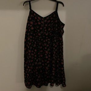 Torrid Rose Dress with Zipper Detail